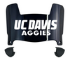 Cal Davis Aggies Mini Football Helmet Visor Shield w/ Clips - PICK VISOR & LOGO COLOR