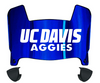 Cal Davis Aggies Mini Football Helmet Visor Shield w/ Clips - PICK VISOR & LOGO COLOR