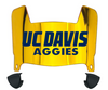 Cal Davis Aggies Mini Football Helmet Visor Shield w/ Clips - PICK VISOR & LOGO COLOR