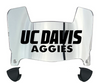 Cal Davis Aggies Mini Football Helmet Visor Shield w/ Clips - PICK VISOR & LOGO COLOR