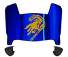 Cal Davis Aggies Mini Football Helmet Visor Shield w/ Clips - PICK VISOR & LOGO COLOR