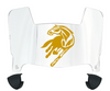 Cal Davis Aggies Mini Football Helmet Visor Shield w/ Clips - PICK VISOR & LOGO COLOR