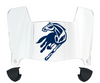 Cal Davis Aggies Mini Football Helmet Visor Shield w/ Clips - PICK VISOR & LOGO COLOR