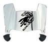 Cal Davis Aggies Mini Football Helmet Visor Shield w/ Clips - PICK VISOR & LOGO COLOR