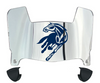 Cal Davis Aggies Mini Football Helmet Visor Shield w/ Clips - PICK VISOR & LOGO COLOR