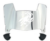 Cal Davis Aggies Mini Football Helmet Visor Shield w/ Clips - PICK VISOR & LOGO COLOR