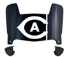 Cal Davis Aggies Mini Football Helmet Visor Shield w/ Clips - PICK VISOR & LOGO COLOR