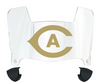 Cal Davis Aggies Mini Football Helmet Visor Shield w/ Clips - PICK VISOR & LOGO COLOR