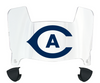 Cal Davis Aggies Mini Football Helmet Visor Shield w/ Clips - PICK VISOR & LOGO COLOR