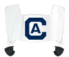 Cal Davis Aggies Mini Football Helmet Visor Shield w/ Clips - PICK VISOR & LOGO COLOR