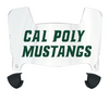 Cal Poly Mustangs Mini Football Helmet Visor Shield w/ Clips - PICK VISOR & LOGO COLOR