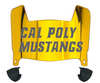 Cal Poly Mustangs Mini Football Helmet Visor Shield w/ Clips - PICK VISOR & LOGO COLOR