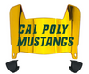 Cal Poly Mustangs Mini Football Helmet Visor Shield w/ Clips - PICK VISOR & LOGO COLOR