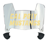 Cal Poly Mustangs Mini Football Helmet Visor Shield w/ Clips - PICK VISOR & LOGO COLOR