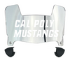 Cal Poly Mustangs Mini Football Helmet Visor Shield w/ Clips - PICK VISOR & LOGO COLOR
