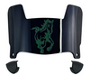 Cal Poly Mustangs Mini Football Helmet Visor Shield w/ Clips - PICK VISOR & LOGO COLOR