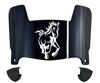 Cal Poly Mustangs Mini Football Helmet Visor Shield w/ Clips - PICK VISOR & LOGO COLOR
