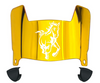 Cal Poly Mustangs Mini Football Helmet Visor Shield w/ Clips - PICK VISOR & LOGO COLOR