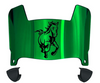 Cal Poly Mustangs Mini Football Helmet Visor Shield w/ Clips - PICK VISOR & LOGO COLOR