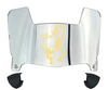 Cal Poly Mustangs Mini Football Helmet Visor Shield w/ Clips - PICK VISOR & LOGO COLOR