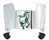 Cal Poly Mustangs Mini Football Helmet Visor Shield w/ Clips - PICK VISOR & LOGO COLOR