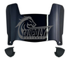 Cal Poly Mustangs Mini Football Helmet Visor Shield w/ Clips - PICK VISOR & LOGO COLOR