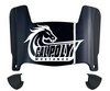 Cal Poly Mustangs Mini Football Helmet Visor Shield w/ Clips - PICK VISOR & LOGO COLOR