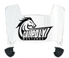 Cal Poly Mustangs Mini Football Helmet Visor Shield w/ Clips - PICK VISOR & LOGO COLOR