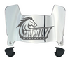 Cal Poly Mustangs Mini Football Helmet Visor Shield w/ Clips - PICK VISOR & LOGO COLOR