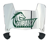 Cal Poly Mustangs Mini Football Helmet Visor Shield w/ Clips - PICK VISOR & LOGO COLOR