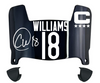 Caleb Williams Chicago Bears Mini Football Helmet Visor w/ Clips - PICK COLOR