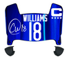 Caleb Williams Chicago Bears Mini Football Helmet Visor w/ Clips - PICK COLOR