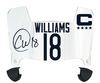 Caleb Williams Chicago Bears Mini Football Helmet Visor w/ Clips - PICK COLOR
