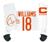 Caleb Williams Chicago Bears Mini Football Helmet Visor w/ Clips - PICK COLOR