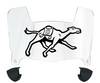 Campbell Fighting Camels Mini Football Helmet Visor Shield w/ Clips - PICK VISOR & LOGO COLOR