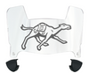 Campbell Fighting Camels Mini Football Helmet Visor Shield w/ Clips - PICK VISOR & LOGO COLOR