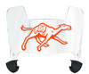 Campbell Fighting Camels Mini Football Helmet Visor Shield w/ Clips - PICK VISOR & LOGO COLOR