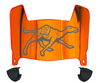 Campbell Fighting Camels Mini Football Helmet Visor Shield w/ Clips - PICK VISOR & LOGO COLOR