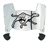 Campbell Fighting Camels Mini Football Helmet Visor Shield w/ Clips - PICK VISOR & LOGO COLOR