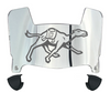 Campbell Fighting Camels Mini Football Helmet Visor Shield w/ Clips - PICK VISOR & LOGO COLOR