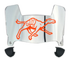 Campbell Fighting Camels Mini Football Helmet Visor Shield w/ Clips - PICK VISOR & LOGO COLOR