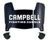 Campbell Fighting Camels Mini Football Helmet Visor Shield w/ Clips - PICK VISOR & LOGO COLOR