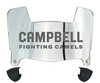 Campbell Fighting Camels Mini Football Helmet Visor Shield w/ Clips - PICK VISOR & LOGO COLOR
