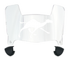 Campbell Fighting Camels Mini Football Helmet Visor Shield w/ Clips - PICK VISOR & LOGO COLOR