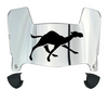 Campbell Fighting Camels Mini Football Helmet Visor Shield w/ Clips - PICK VISOR & LOGO COLOR