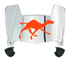 Campbell Fighting Camels Mini Football Helmet Visor Shield w/ Clips - PICK VISOR & LOGO COLOR