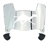 Campbell Fighting Camels Mini Football Helmet Visor Shield w/ Clips - PICK VISOR & LOGO COLOR