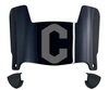 Campbell Fighting Camels Mini Football Helmet Visor Shield w/ Clips - PICK VISOR & LOGO COLOR
