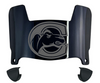 Campbell Fighting Camels Mini Football Helmet Visor Shield w/ Clips - PICK VISOR & LOGO COLOR