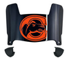 Campbell Fighting Camels Mini Football Helmet Visor Shield w/ Clips - PICK VISOR & LOGO COLOR